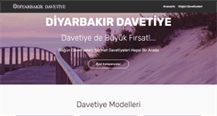 Desktop Screenshot of diyarbakirdavetiye.com